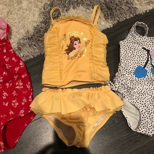 Disney store princess belle 2-piece swim wear